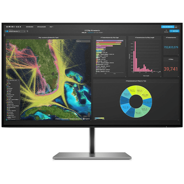 HP Z27K G3, 27” 4K FHD, USB-C, HDMI, DP, USB3/USB-C Monitor with 3 Year Warranty | 1B9T0AA
