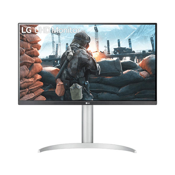 LG 27" 27UP650-W.AM UHD 4K IPS with VESA DisplayHDR™ 400 Monitor, White Color, 1 Year Warranty | 27UP650-W