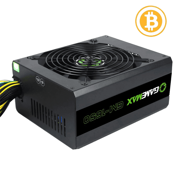 POWER SUPPLY 1650W GAMEMAX GM1650 MINING 80+ GOLD| GM1650