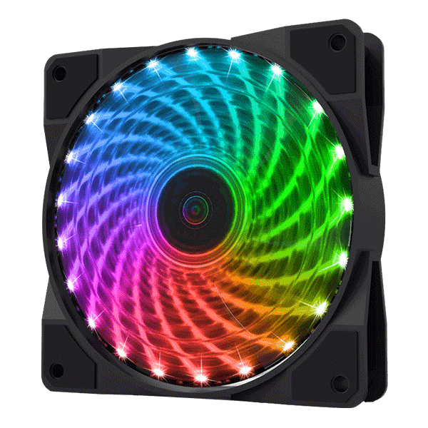 GAMMAX CASE FAN GMX12DBB 120mm RGB Single Fan 1 Year Warranty | GMX12DBB